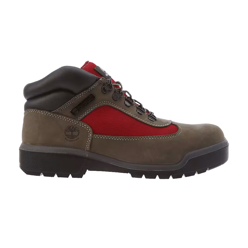 Timberland Field Boot Mid Grey Red