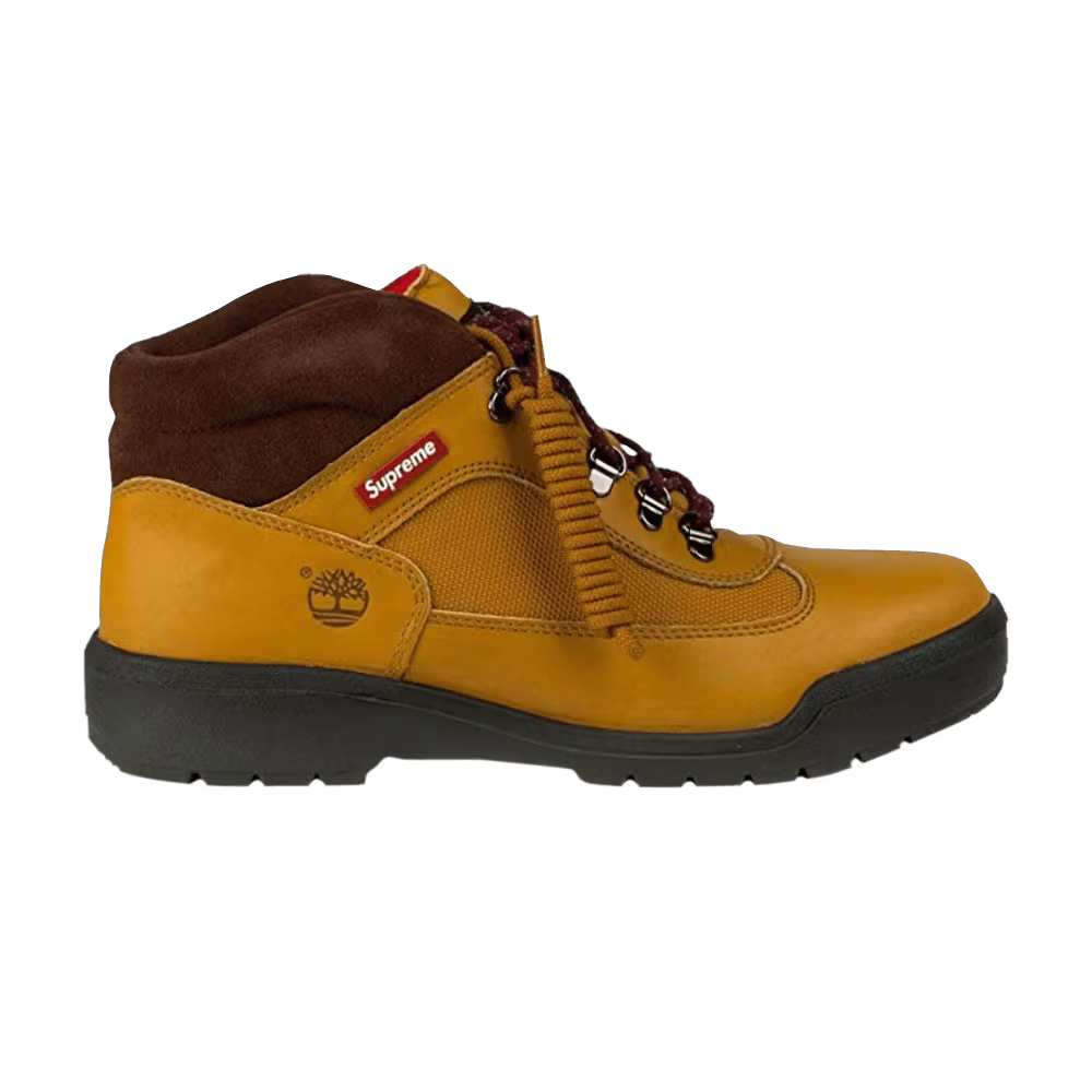 Supreme x Timberland Field Boot Yellow Smooth