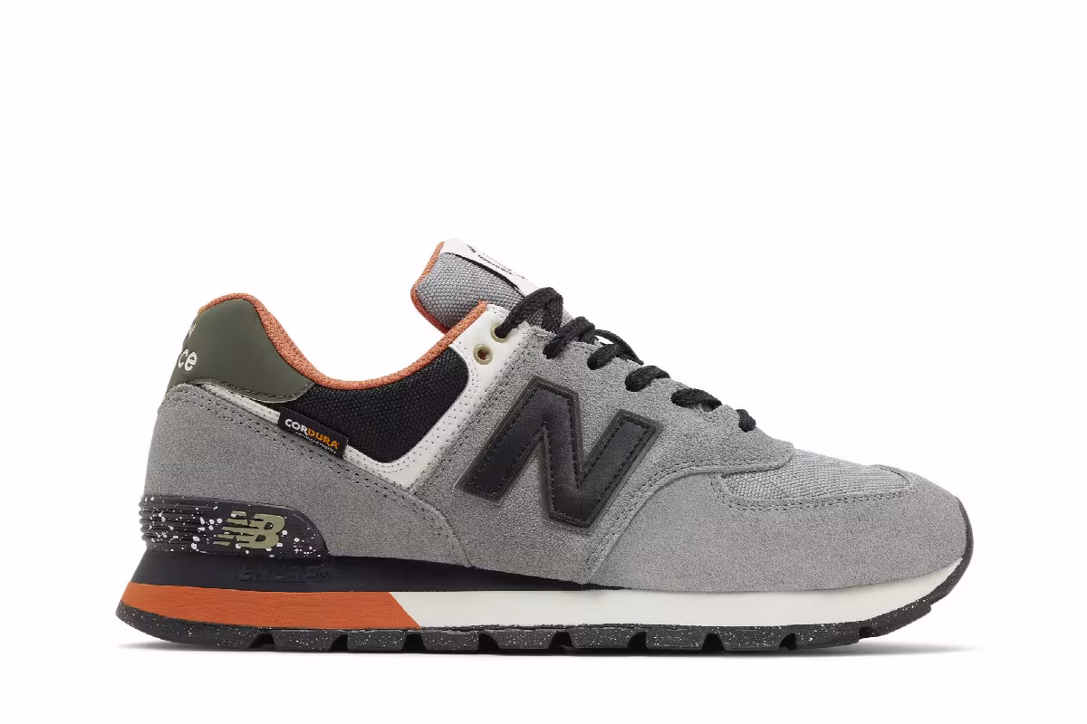 New Balance 574 Rugged Apollo Grey Black, view 2