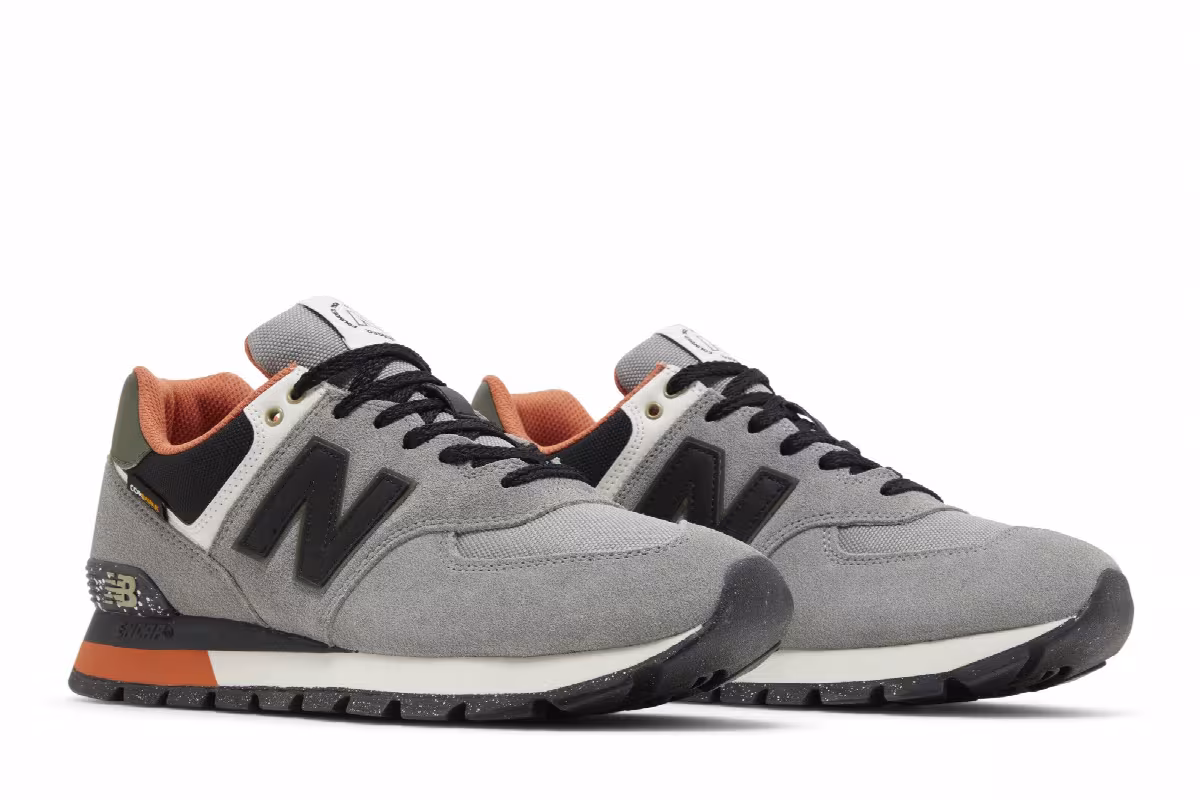 New Balance 574 Rugged Apollo Grey Black, view 9