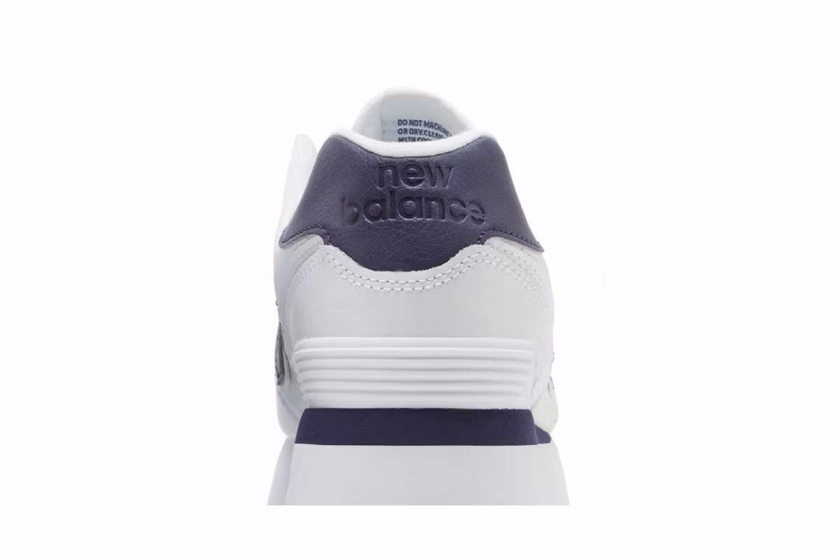 New Balance Women's 574+ White Violet, view 8