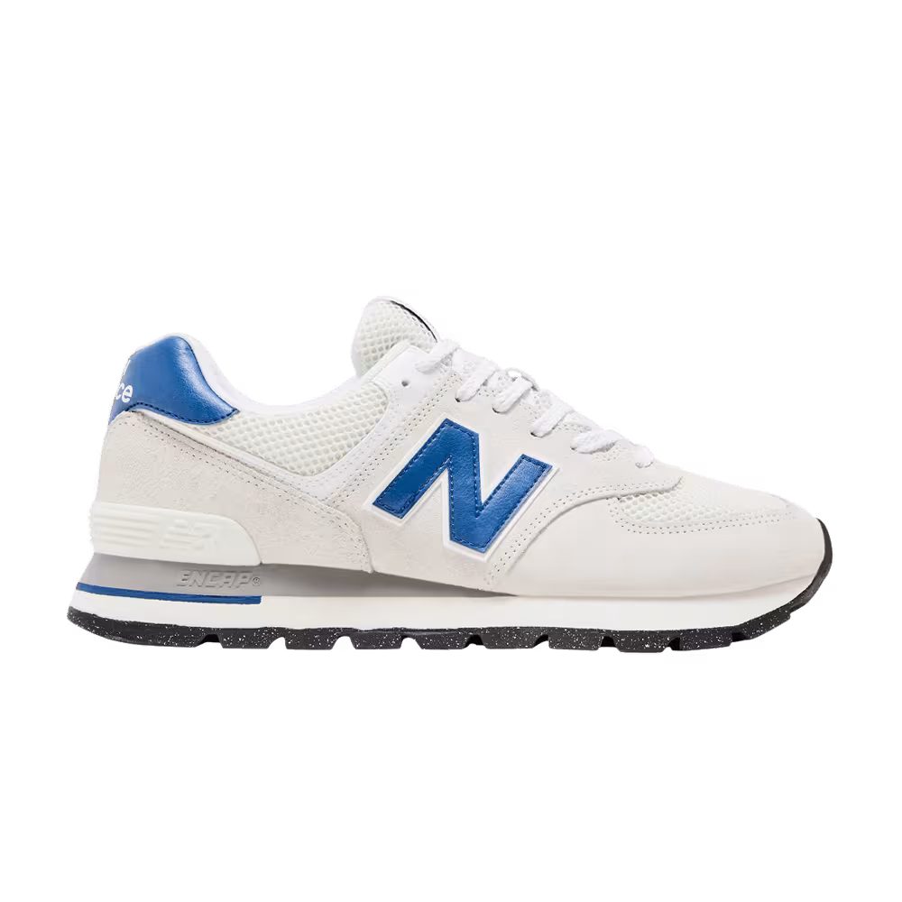 New Balance 574 Rugged White Royal Blue