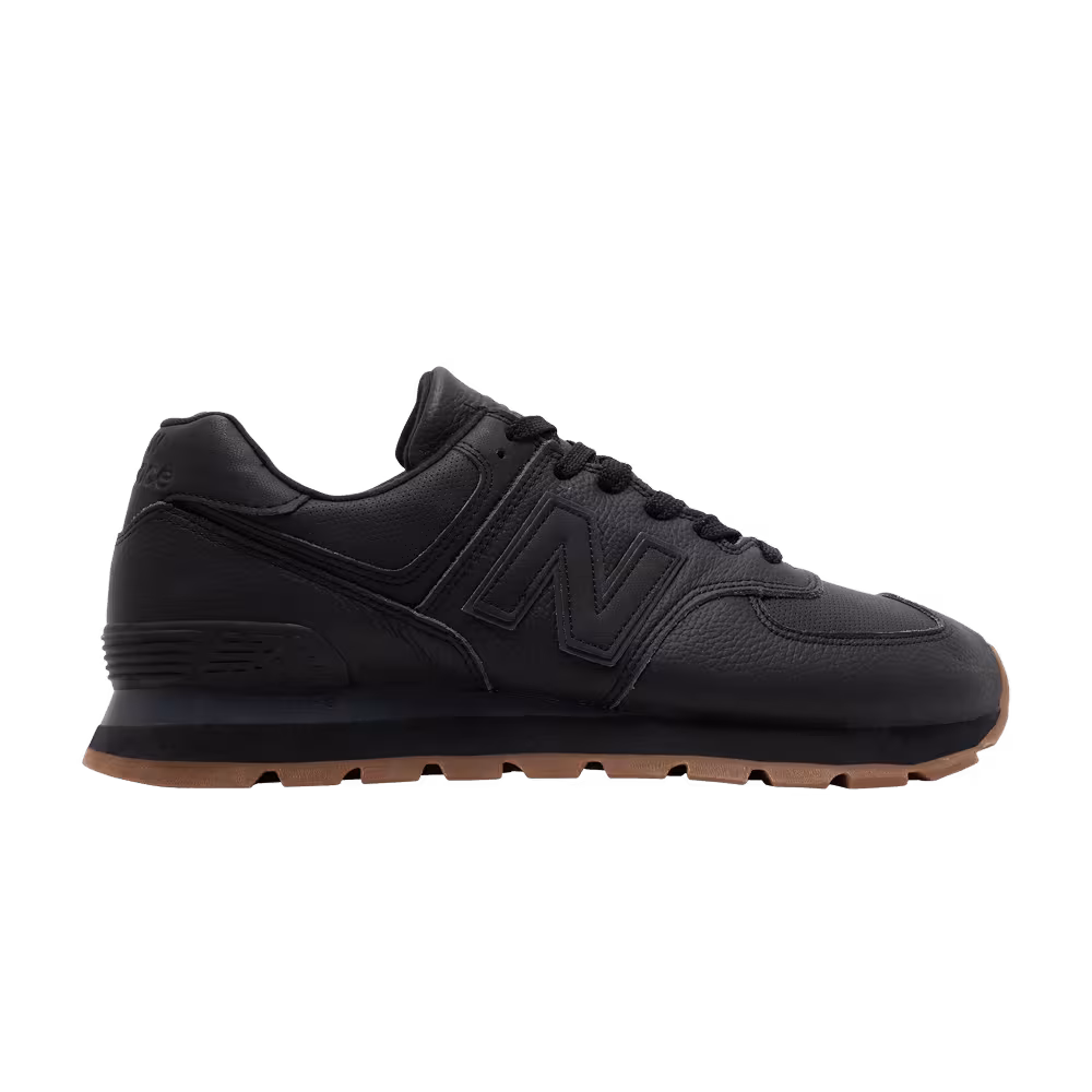 New Balance 574 Black Phantom Gum