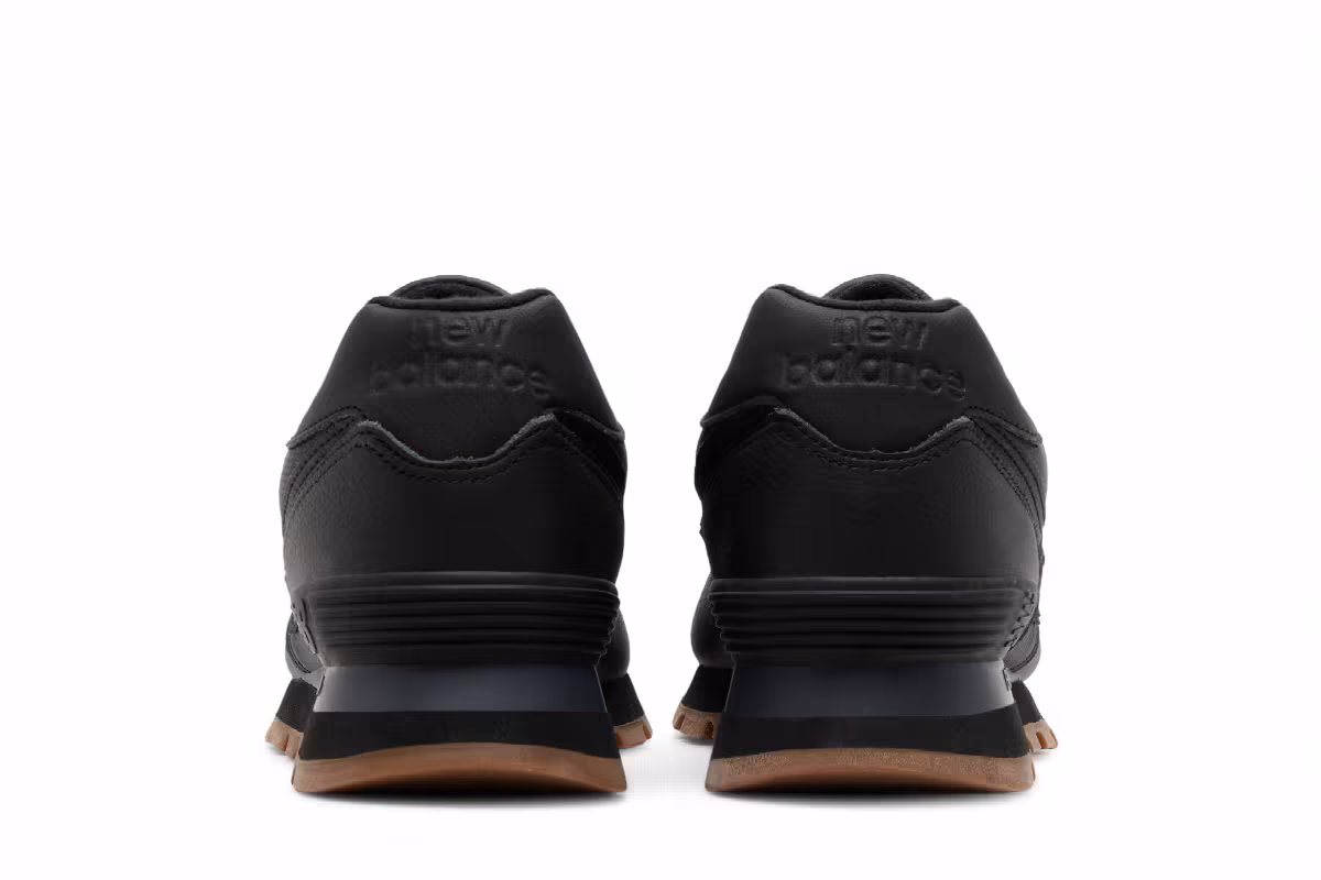 New Balance 574 Black Phantom Gum, view 7