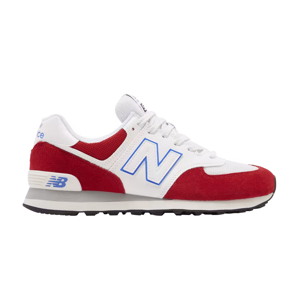 New Balance 574 Red White