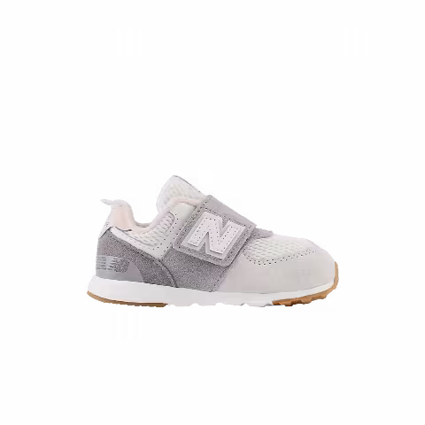 New Balance 574 New-B Hook & Loop Toddler 'Grey Matter Rose Sand'