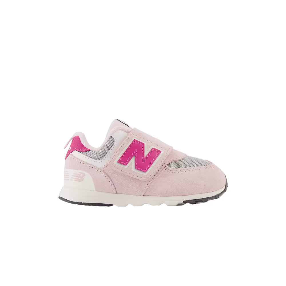 New Balance 574 New-B Hook & Loop Toddler Wide Crystal Pink