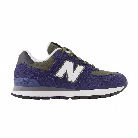 New Balance 574 Little Kid Wide 'Team Navy Dark Moss'