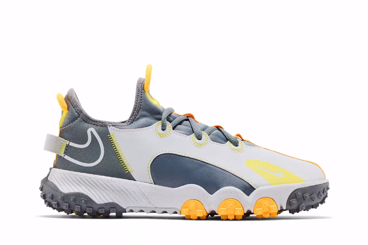 Nike Future Field GS Smoke Grey Yellow Strike, view 2