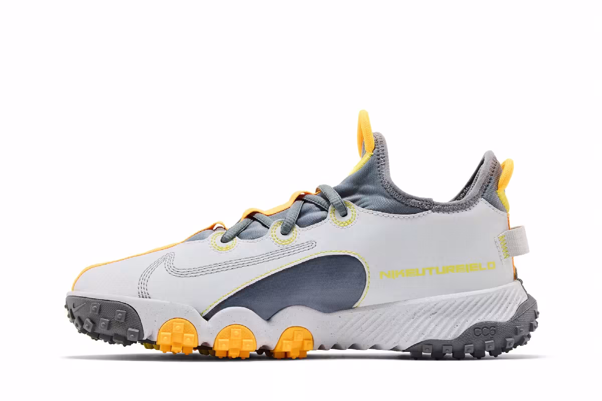 Nike Future Field GS Smoke Grey Yellow Strike, view 4