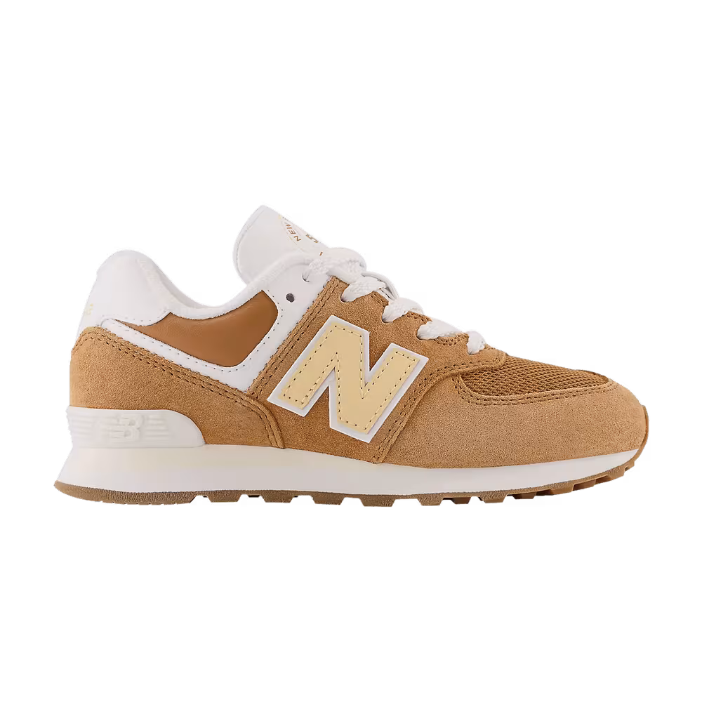 New Balance 574 Little Kid Wide NB Athletics - Tobacco