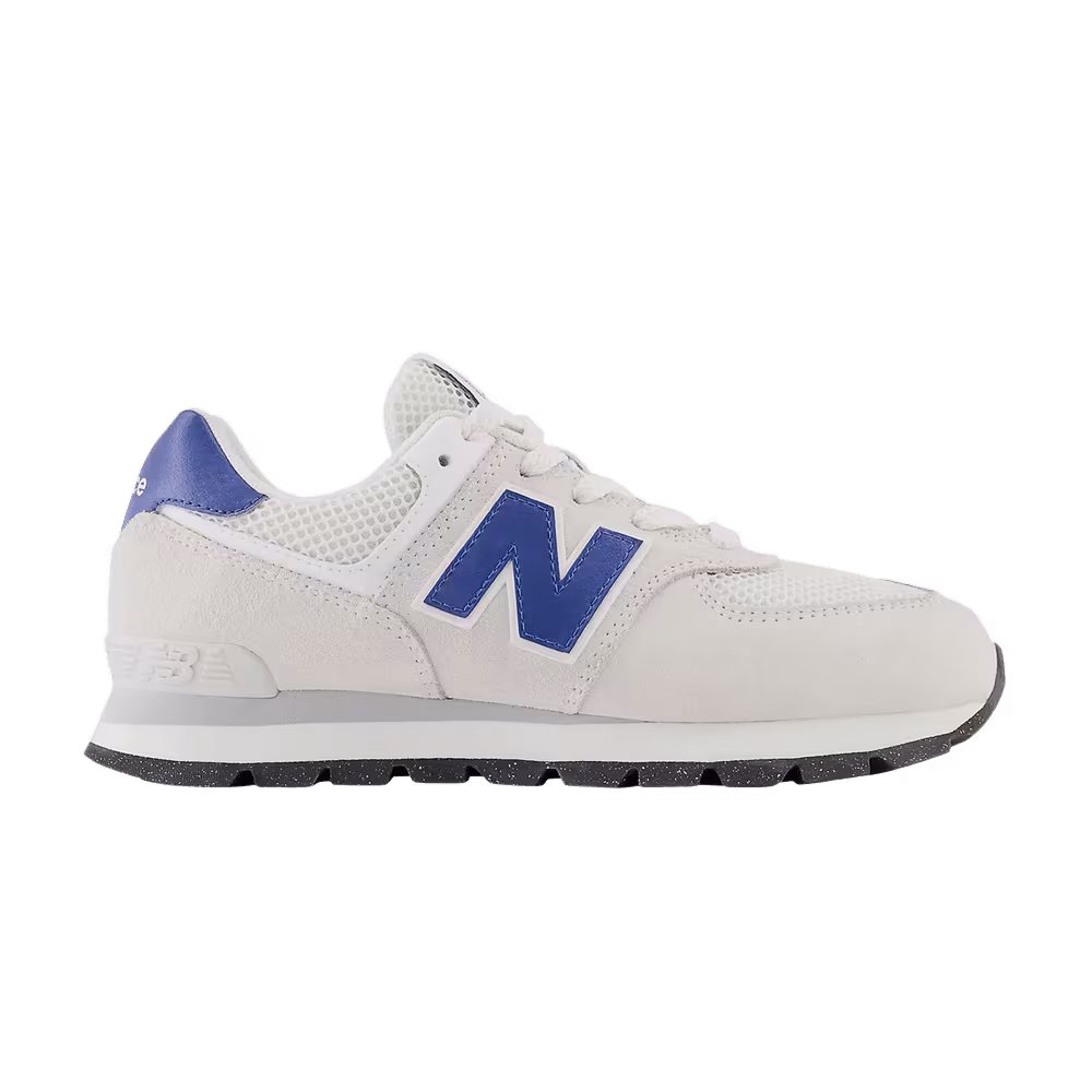 New Balance 574 Rugged Big Kid Wide Reflection Atlantic Blue
