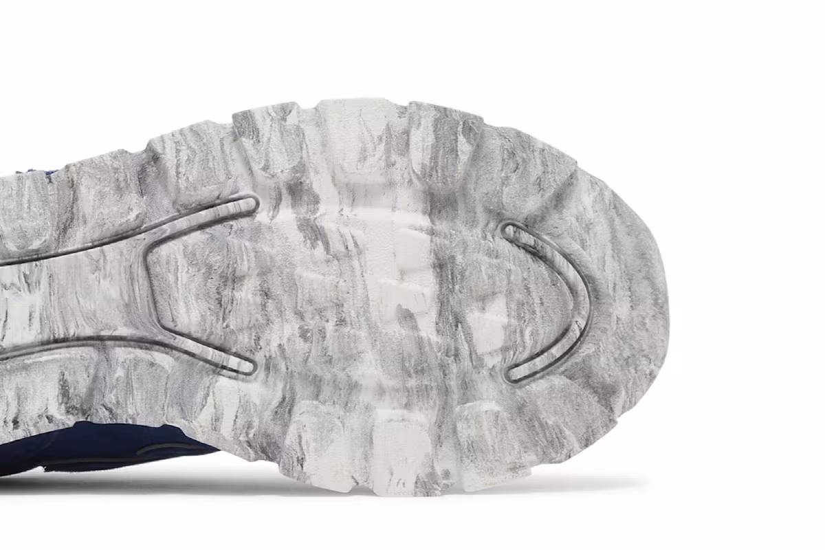 New Balance 574 Rugged Navy Marble Sole, view 6