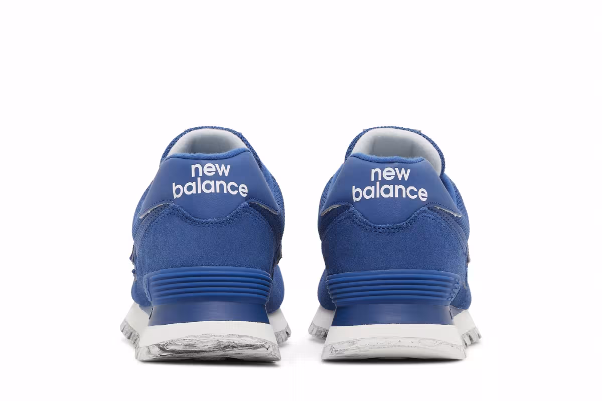 New Balance 574 Rugged Navy Marble Sole, view 7