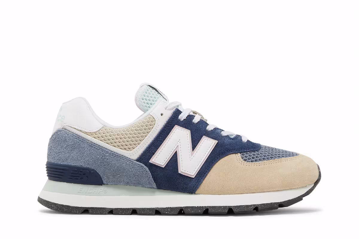 New Balance 574 Rugged Blue Beige, view 2