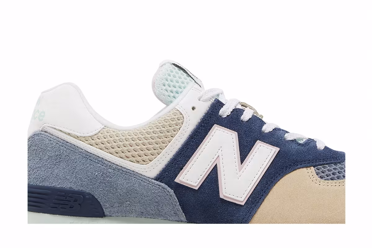 New Balance 574 Rugged Blue Beige, view 3