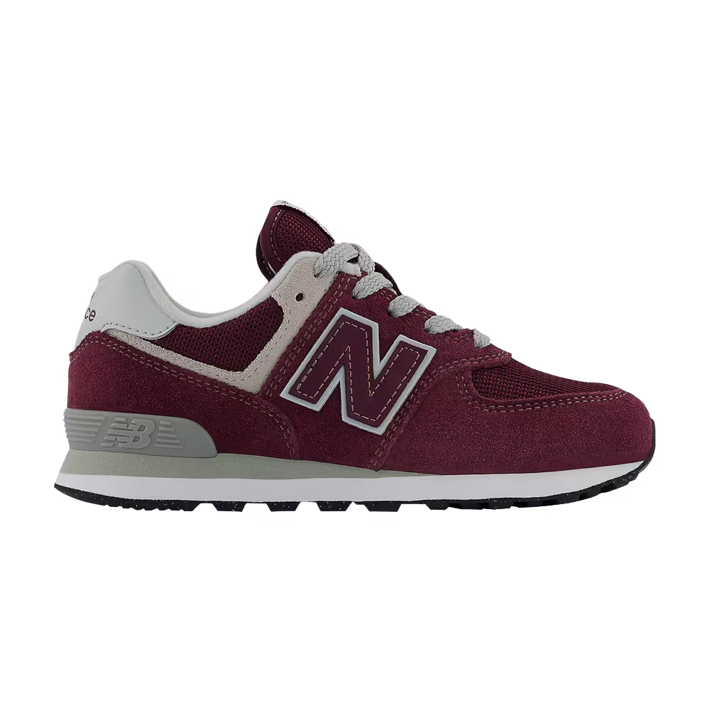 New Balance 574 Little Kid Wide Core Pack - Burgundy