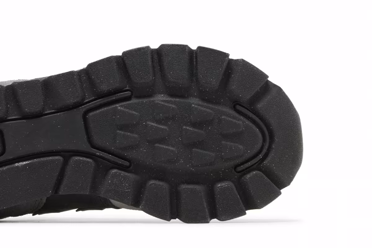 New Balance 574 Big Kid Wide Blacktop White, view 6
