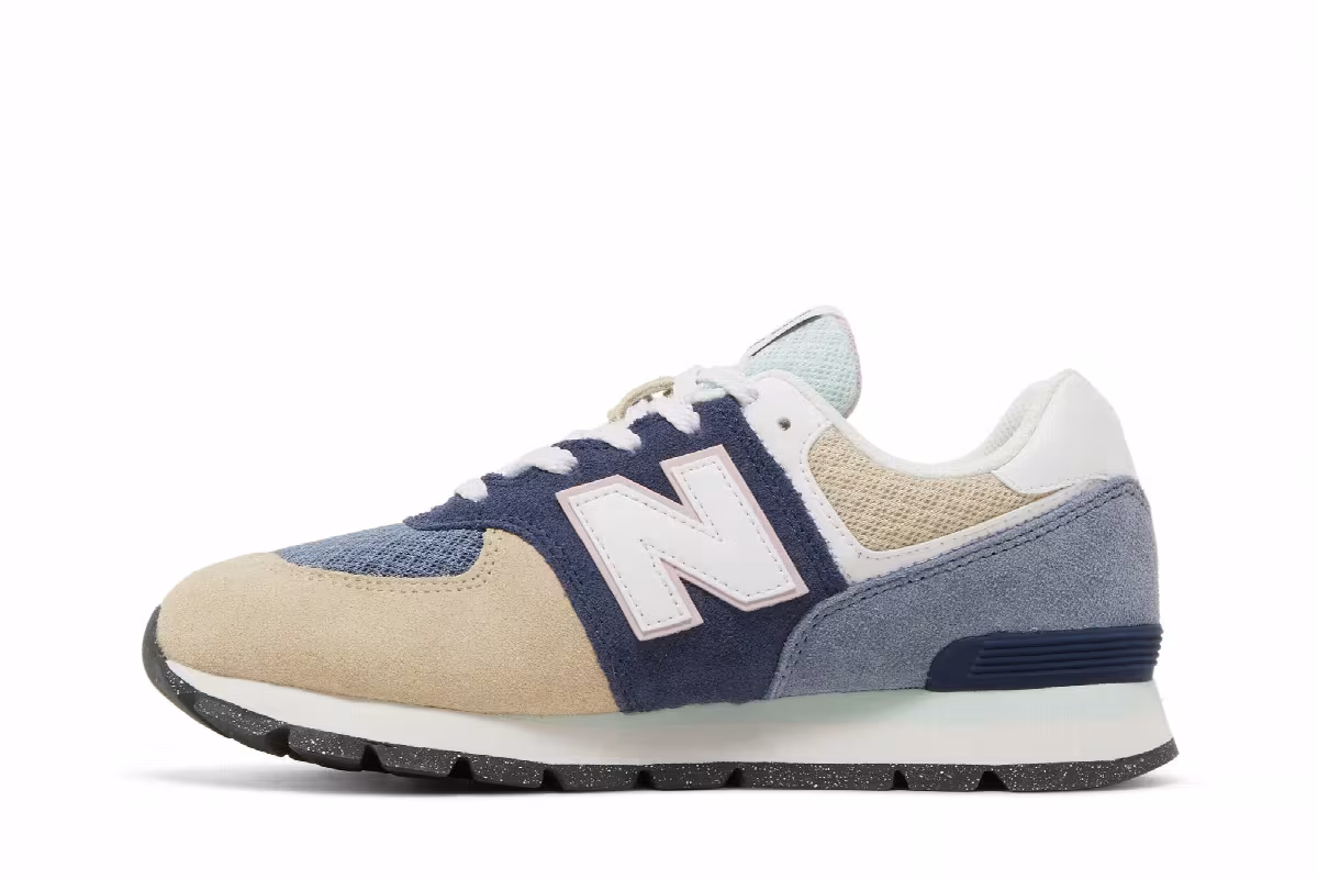 New Balance 574 Rugged Big Kid Wide Summer Brights, view 4
