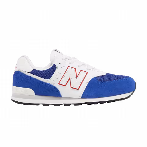 New Balance 574 Big Kid 'Team Royal White'