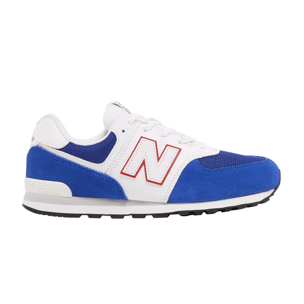 New Balance 574 Big Kid Team Royal White