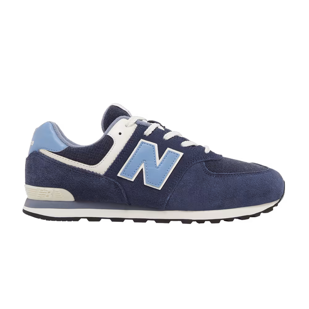 New Balance 574 Big Kid Wide Navy Heritage Blue