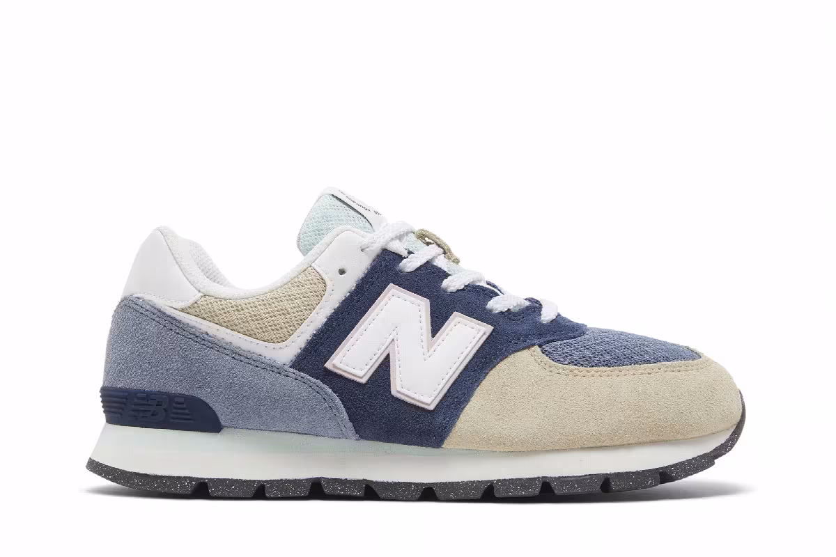 New Balance 574 Rugged Big Kid Summer Brights, view 2