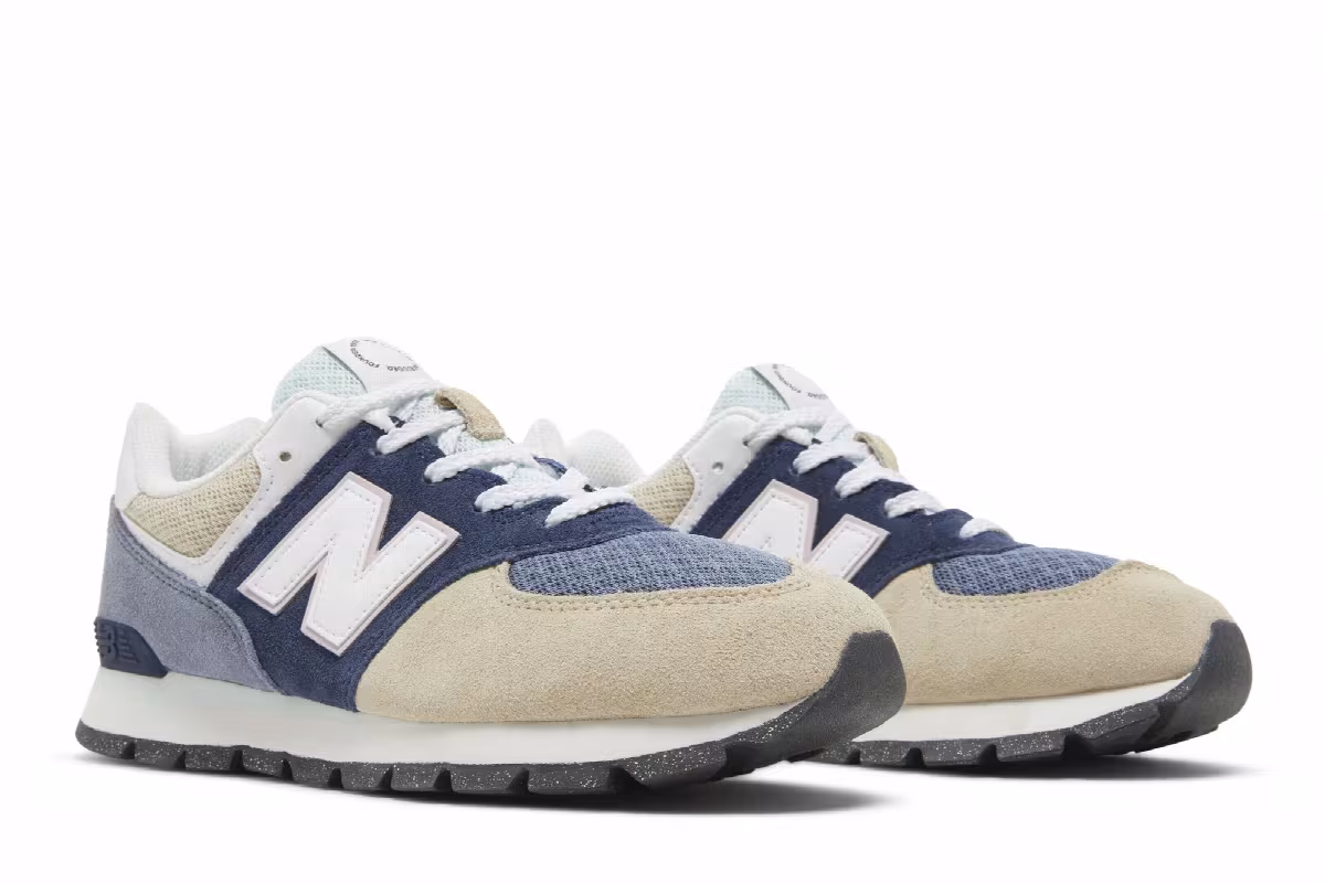 New Balance 574 Rugged Big Kid Summer Brights, view 9