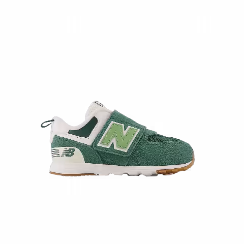 New Balance 574 New-B Hook & Loop Toddler Wide 'NB Athletics - Nightwatch Green'