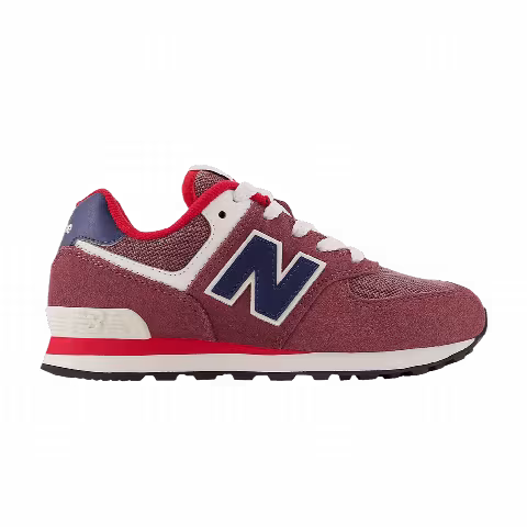 New Balance 574 Little Kid Wide 'Washed Burgundy Navy'