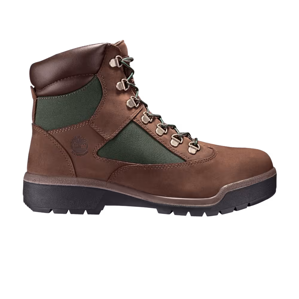 Timberland 6 Inch Field Boot Brown Green