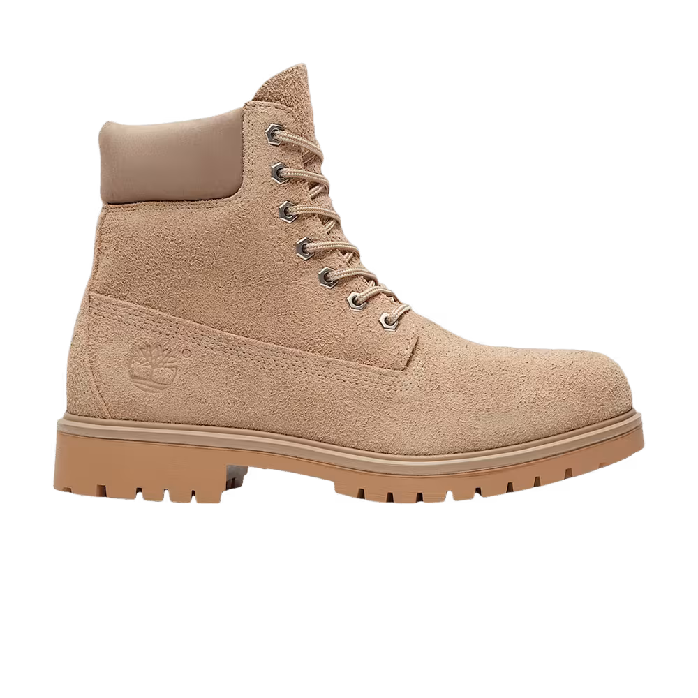 Timberland 6 Inch Waterproof Boot Natural Suede