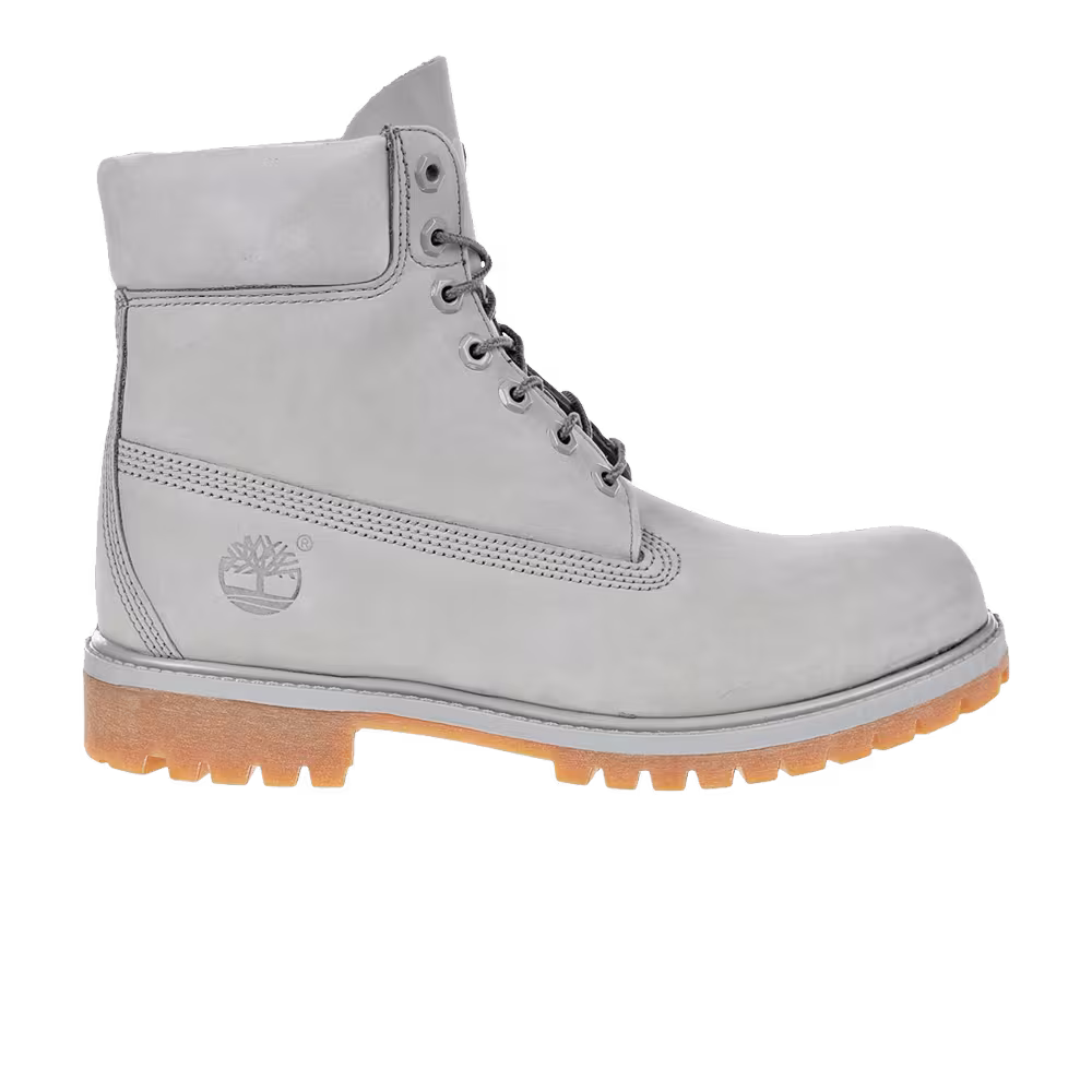Timberland 6 Inch Premium Boot Light Grey Gum