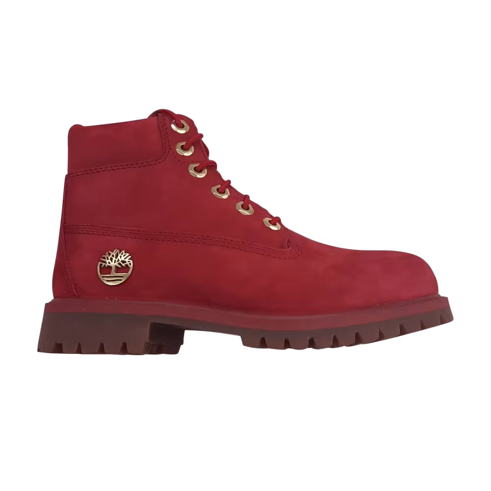 Timberland 6 Inch Premium Junior Red