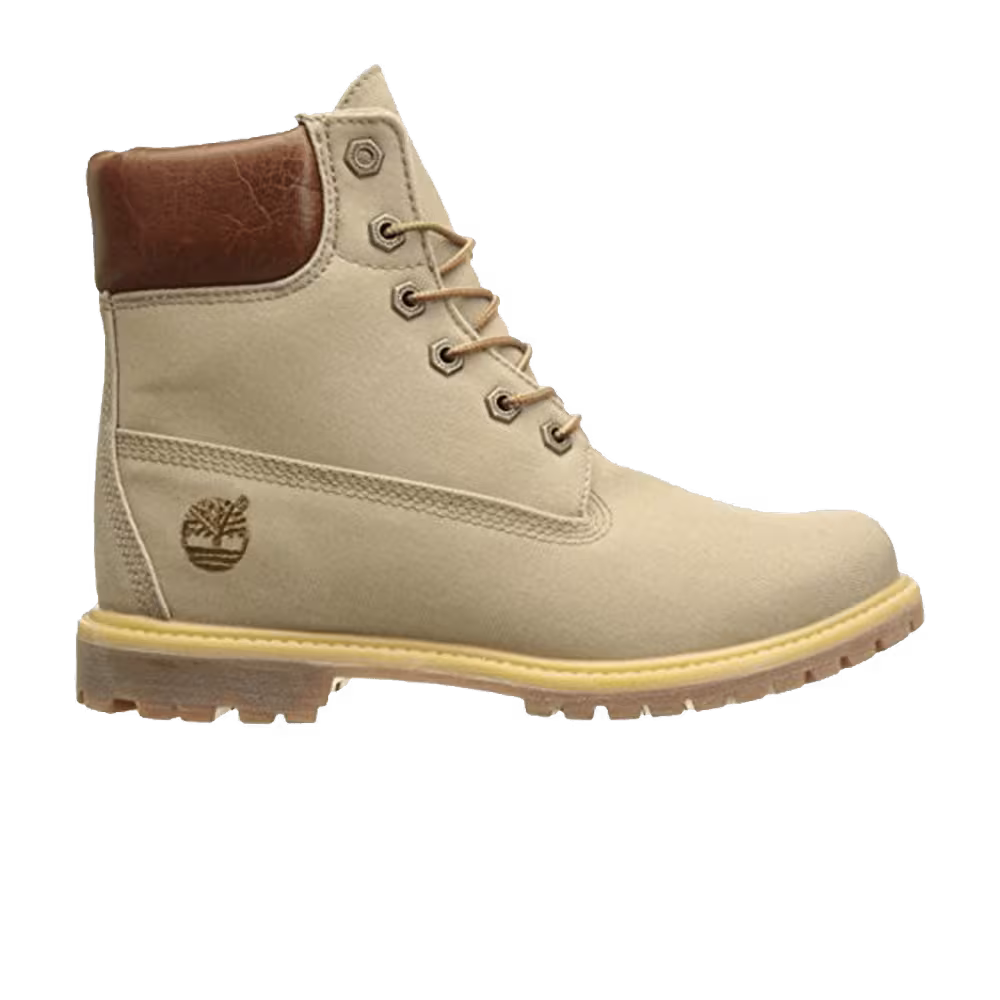 Timberland Women's 6 Inch Premium Canvas Boot Tan