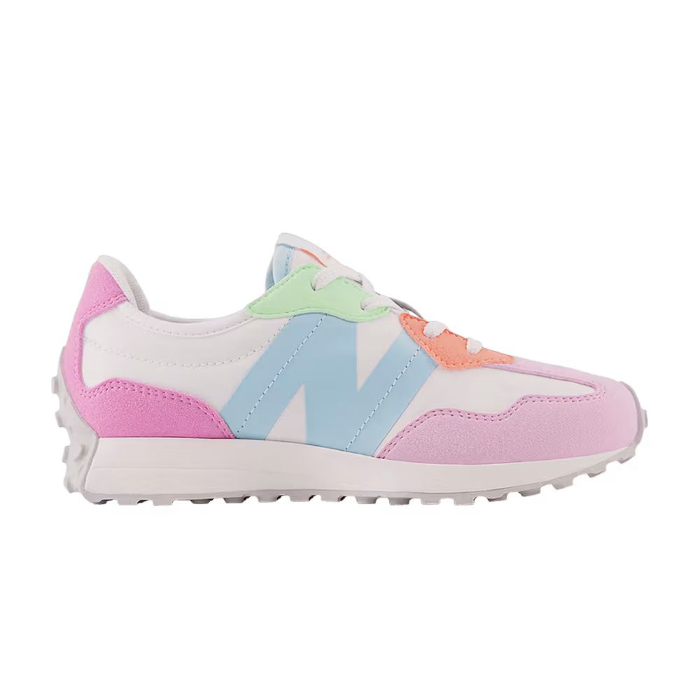 New Balance 327 Little Kid Raspberry Bleach Blue