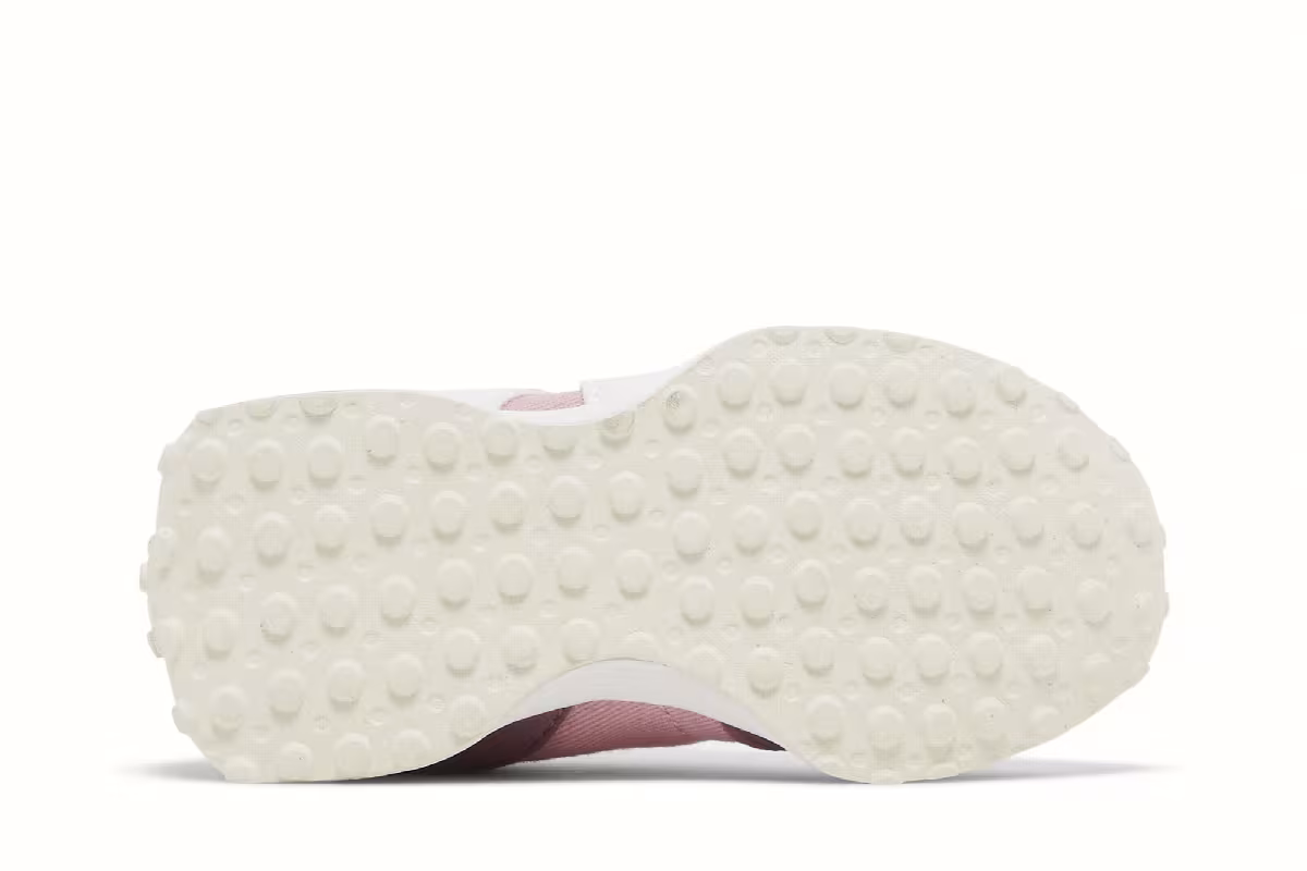 New Balance 327 Bungee Lace Toddler Washed Burgundy Hazy Rose, view 5