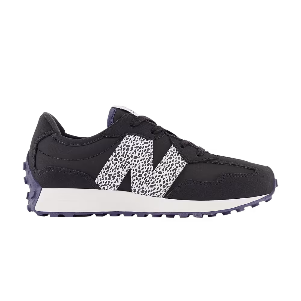 New Balance 327 Little Kid Wide Dalmatian - Cyber Lilac