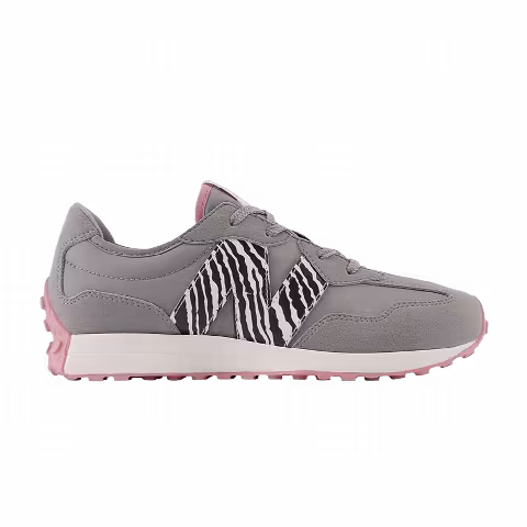 New Balance 327 Big Kid Wide 'Zebra - Shadow Grey'