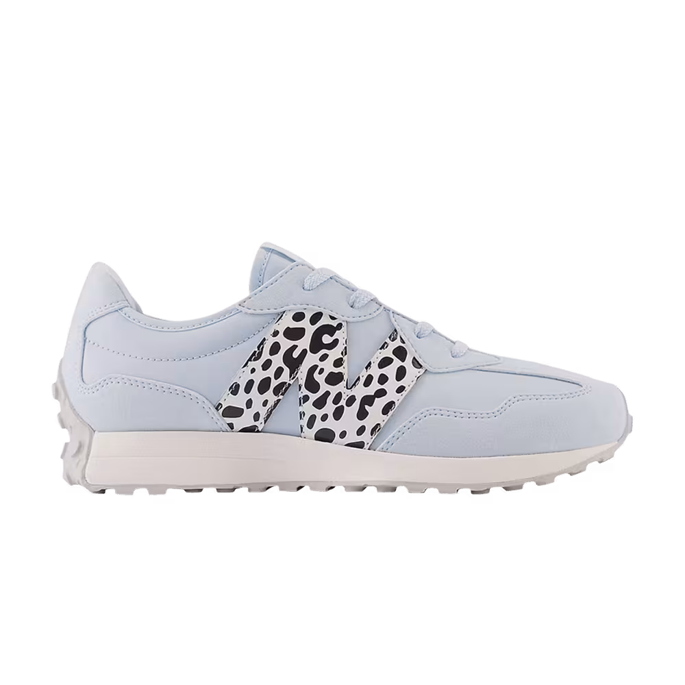 New Balance 327 Big Kid Dalmatian - Cyber Lilac