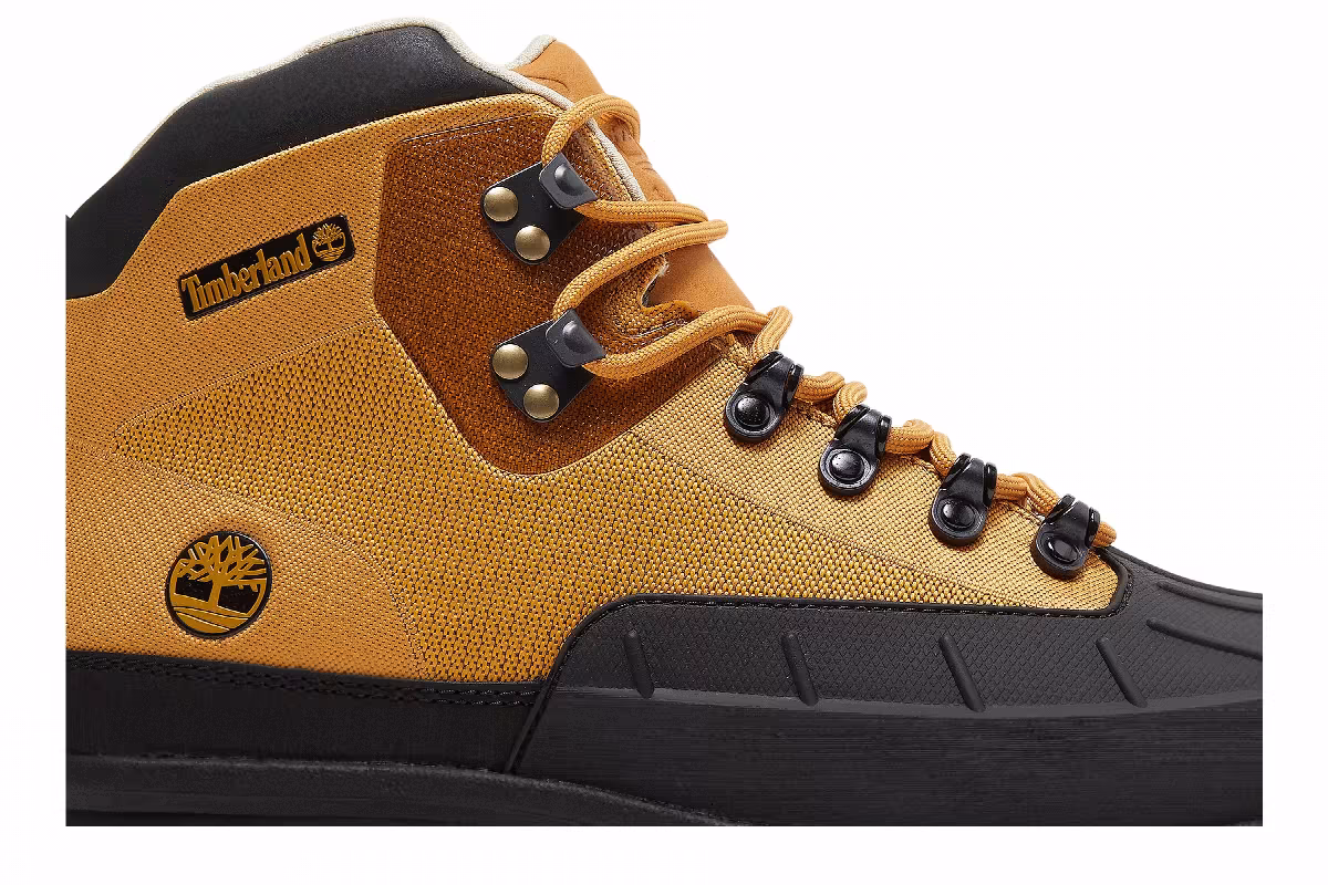 Timberland Euro Hiker Shell Toe Boot Wheat Black, view 3