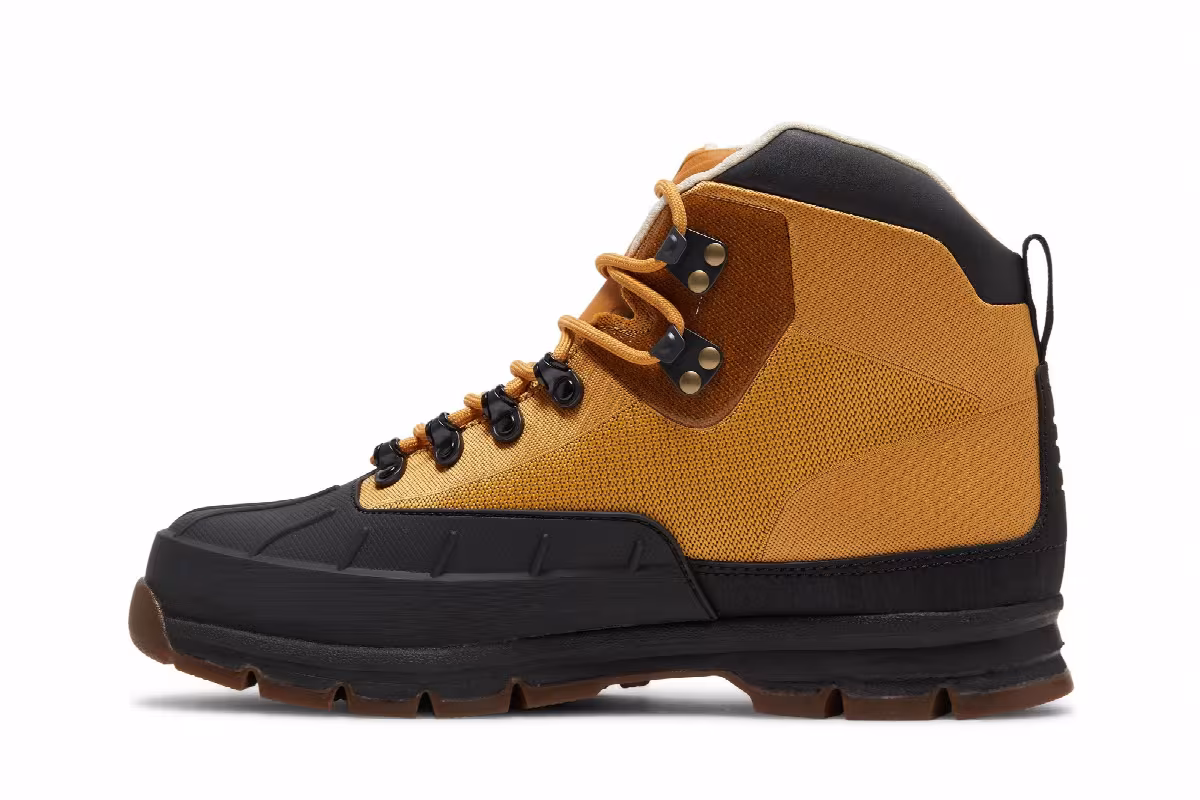 Timberland Euro Hiker Shell Toe Boot Wheat Black, view 4