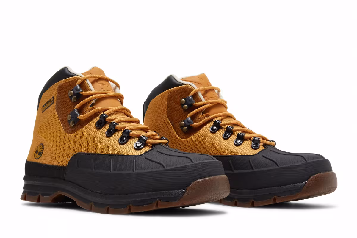 Timberland Euro Hiker Shell Toe Boot Wheat Black, view 9
