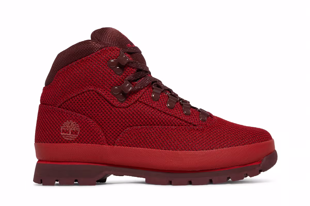 Timberland Euro Hiker Mid Medium Red, view 2