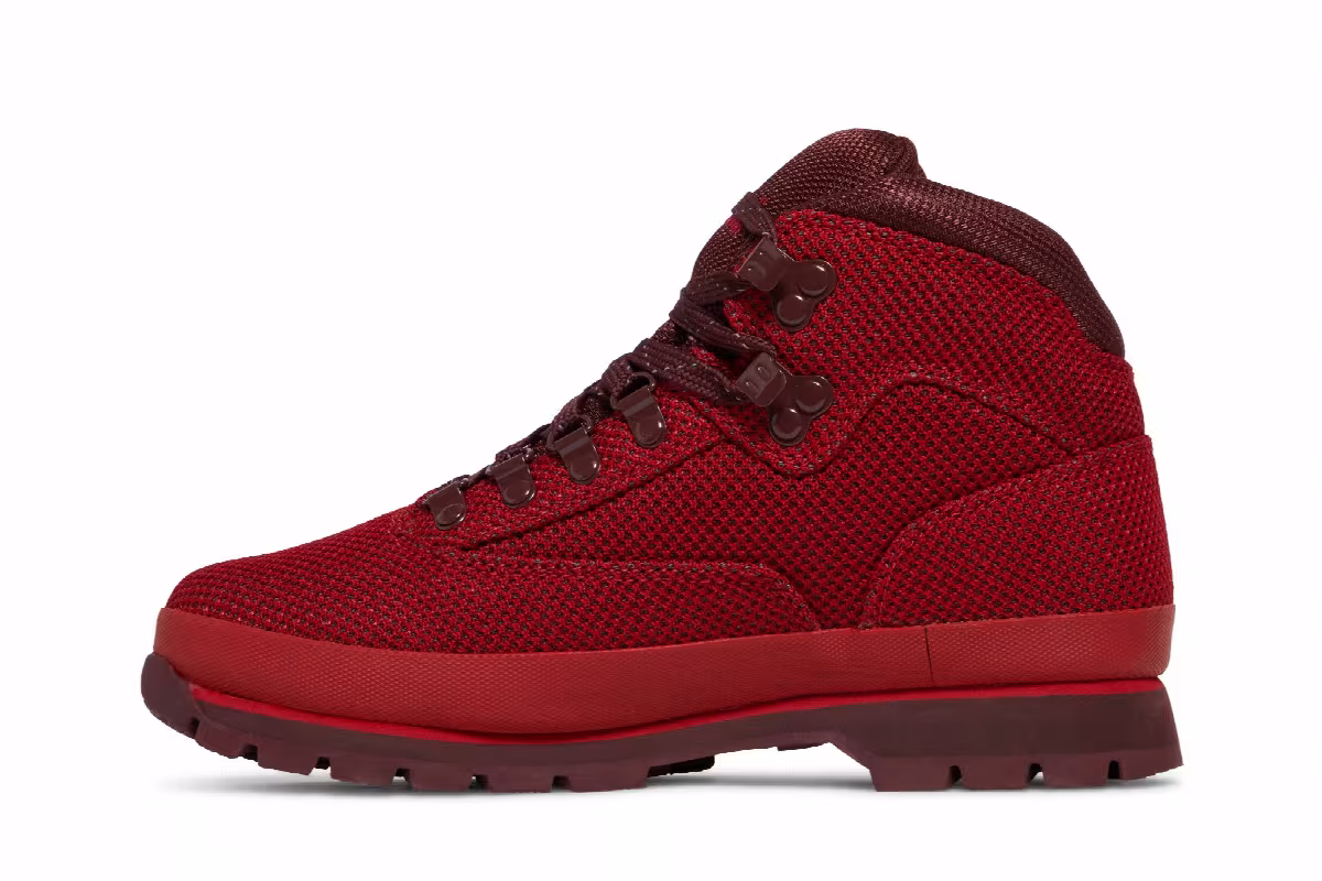 Timberland Euro Hiker Mid Medium Red, view 4