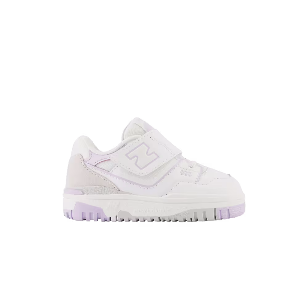 New Balance 550 Bungee Lace Top Strap Toddler White Thistle