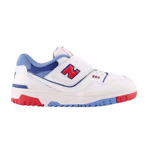 New Balance 550 Little Kid White 'True Red'
