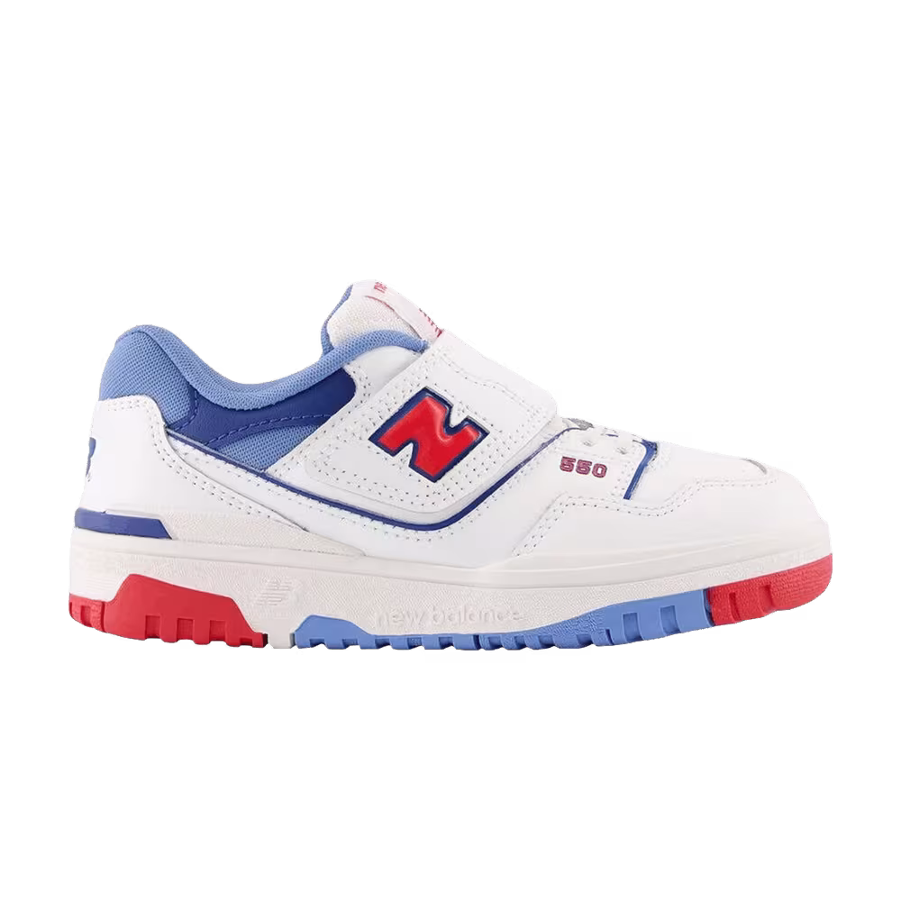 New Balance 550 Little Kid White True Red