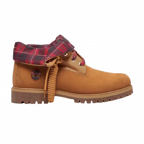 Timberland Roll Top Boot 'Wheat Plaid'