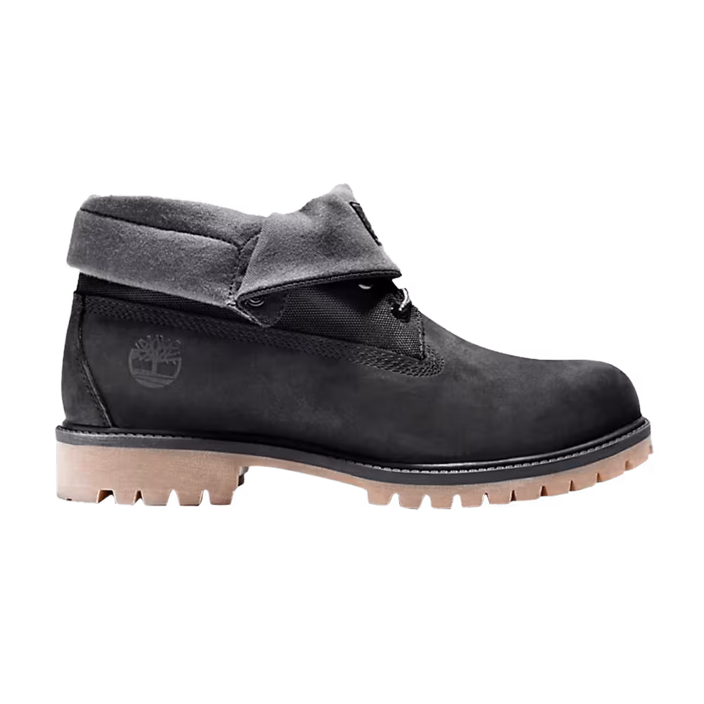 Timberland Roll Top Boot Black Nubuck